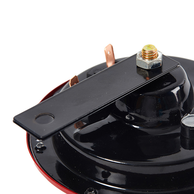 2Pcs Red Hella Super Loud Compact Electric Blast Tone Air Horn 12V 115DB For Motorcycle Car Speaker Horns Russian Warehouse