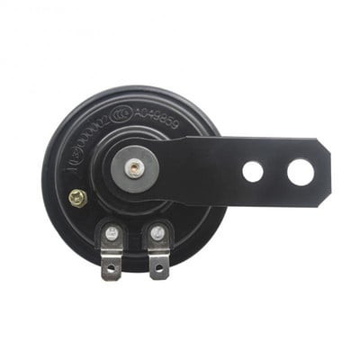 Claxon pentru motociclete Kit claxon electric universal 12V/48V 1.5A 105db Difuzoare rotunde de claxon tare rezistente la apa pentru scooter, ciclomotor, Dirt Bike