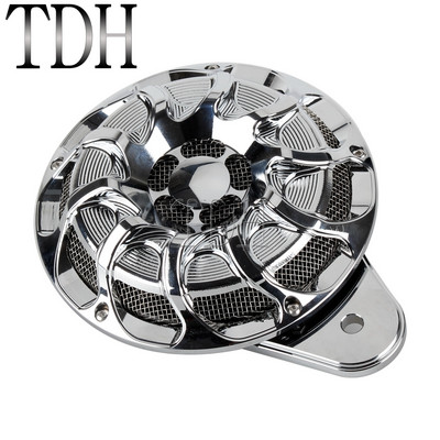 Capac de protecție pentru claxon pentru Harley Big Twin 91-17 Sportster XL 07-18 Touring Dyna Low Rider FXD FXDX FXDC FXDL FXDP FXDWG