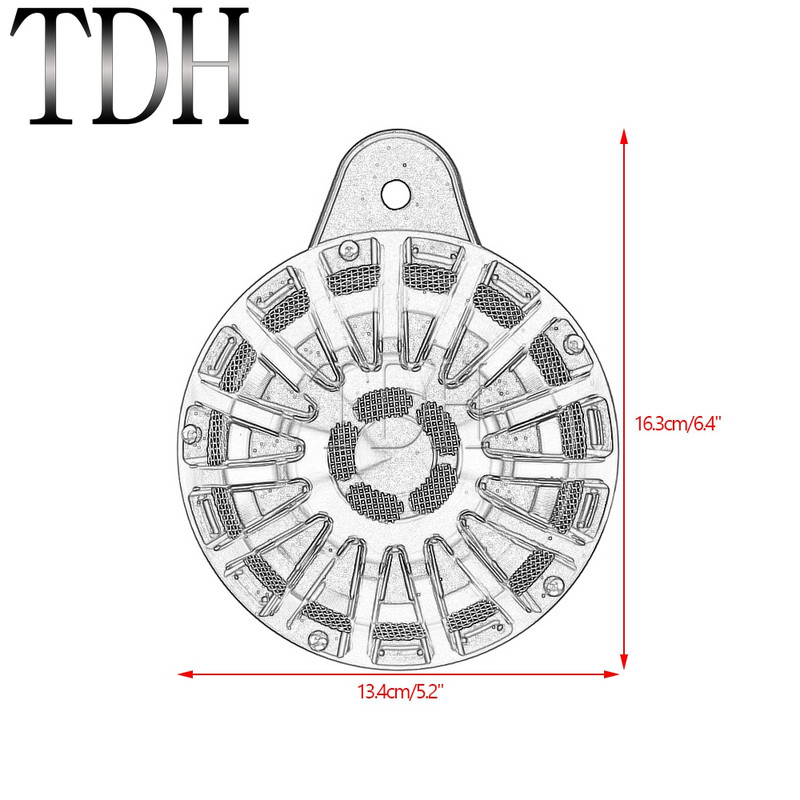 Capac de protecție pentru claxon pentru Harley Big Twin 91-17 Sportster XL 07-18 Touring Dyna Low Rider FXD FXDX FXDC FXDL FXDP FXDWG