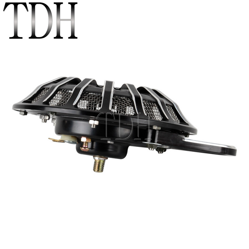 Capac de protecție pentru claxon pentru Harley Big Twin 91-17 Sportster XL 07-18 Touring Dyna Low Rider FXD FXDX FXDC FXDL FXDP FXDWG