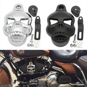 Univerzalni kromirani poklopac za motocikl Davidson Dyna Road Glide Fay Boy STREET BOB ukrasni poklopac za rog s lubanjom