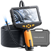 TESLONG 5.0" LCD digitális boroszkóp 3.9/5.5/7.6/8MM egy-/két-/háromlencsés ipari endoszkóp 1080P HD autóvizsgáló kamera