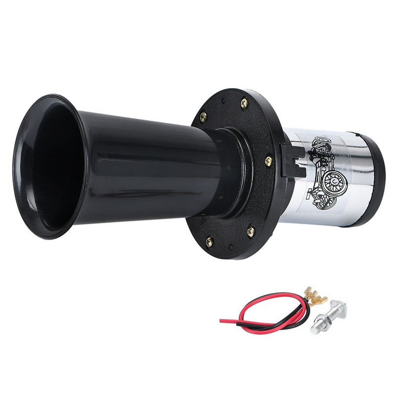Car Air Horn Antique Ahooga Klaxon 12V Vintage OO-GA Classical Ford Model T Stílusú Old School króm 115dB motorhoz