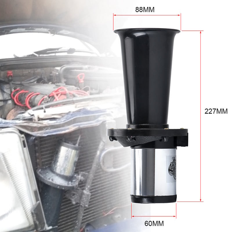 Car Air Horn Antique Ahooga Klaxon 12V Vintage OO-GA Classical Ford Model T Stílusú Old School króm 115dB motorhoz