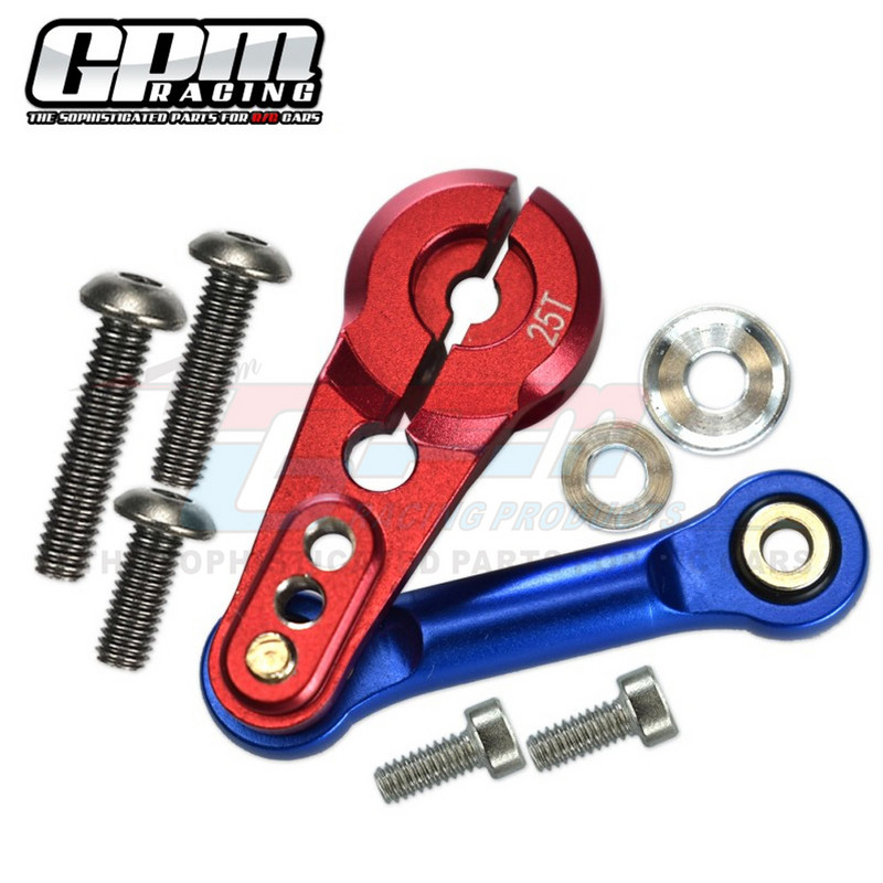 GPM ARRMA 1/7 FELONY INFRACTION LIMITLESS MOJAVE 1/8 KRATON OUTCAS TALION EXB 6S Kovové servo rameno 25T Klaksón AR340061+AR330230