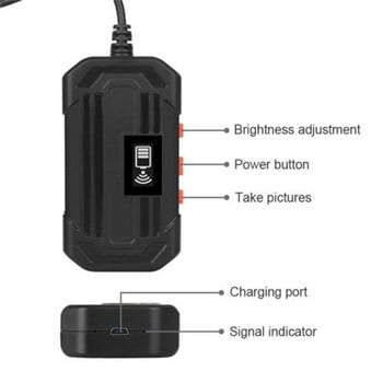 3,9 mm 2/5/10 метра 6LED промишлен ендоскоп 1080P Wifi безжична HDBorescope инспекционна камера за iPhone Android iOS