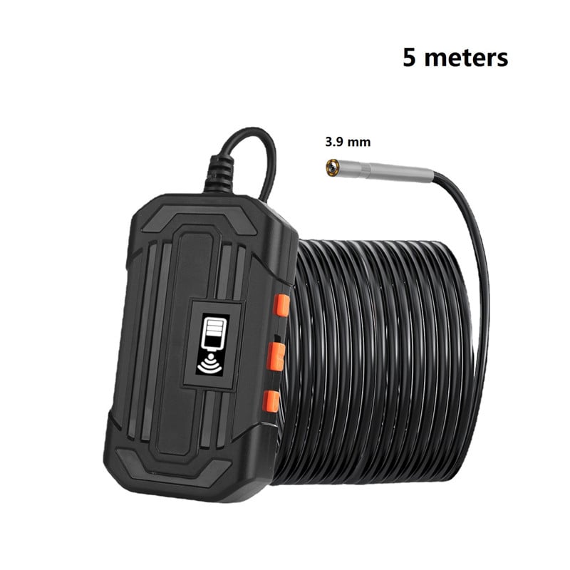 3,9 mm-es 2/5/10 méteres 6LED ipari endoszkóp 1080P Wifi vezeték nélküli HDBorescope ellenőrző kamera iPhone Android iOS rendszerhez
