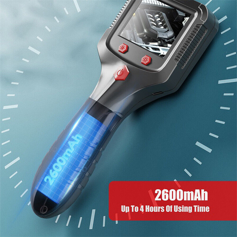 Ενδοσκόπιο οθόνης IPS 2,4" HD 1080P IP68 Αδιάβροχη κάμερα Cable Pipe Sewer Sewer Car Industrial Inspection Borescope 8mm