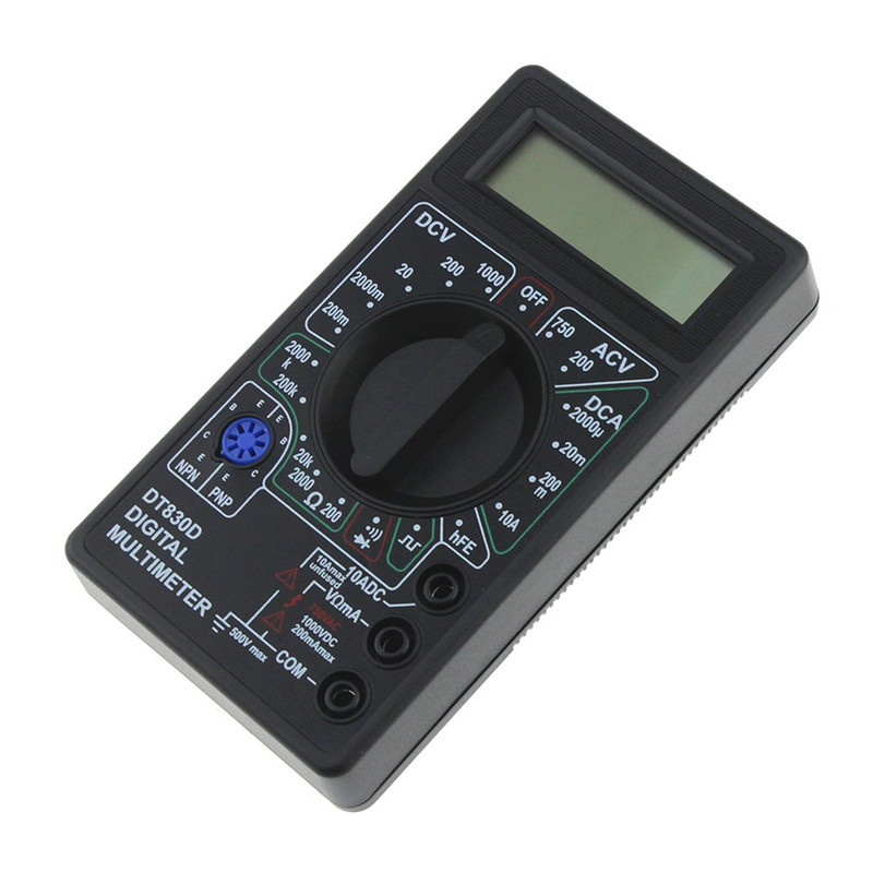 DT-830D Mini multimetru digital de buzunar 1999 numără AC/DC Volt Amp Ohm Diodă hFE Tester de continuitate Ampermetru Voltmetru Ohmmetru