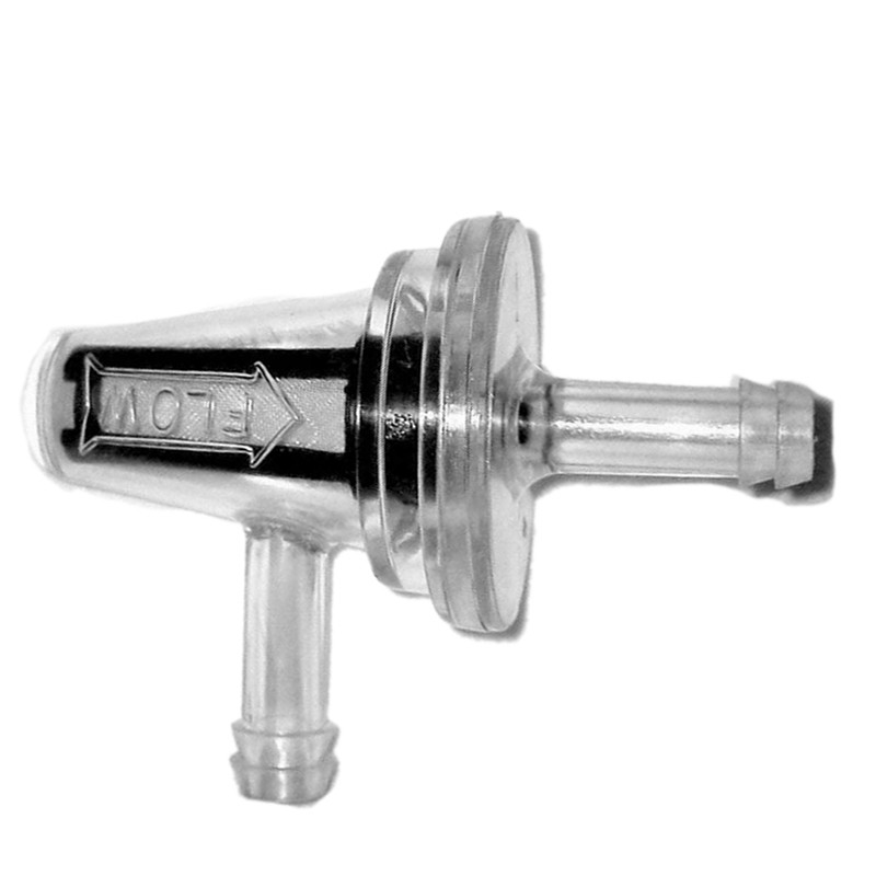 Filtru de combustibil în linie universal pentru motocicletă în unghi drept, 3 buc, linii de furtun de 1/4 inch 6 mm pentru KAWASAKI Yamaha