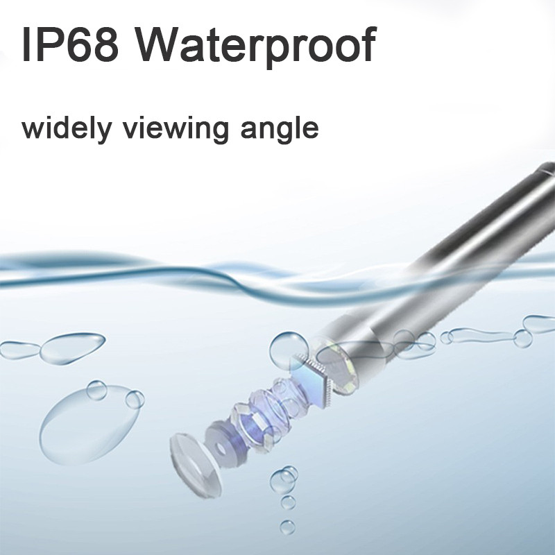 4.3 inch 1080P Aer condiționat pentru mașină cu aer condiționat Vizibil pentru spălare pistol de curățare endoscop cu vedere laterală dreaptă pistol de pulverizare Camera boroscop