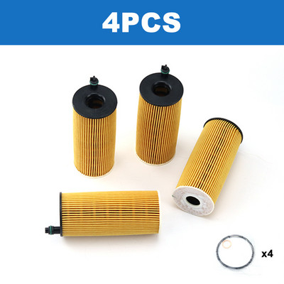 4PCS/8BUC 11428507683 Element de filtru de ulei de motor pentru Bmw N57 3.0L N47 2.0L X5 X3 328d 535d F06 F15 F21 F22 F34 F35 F80