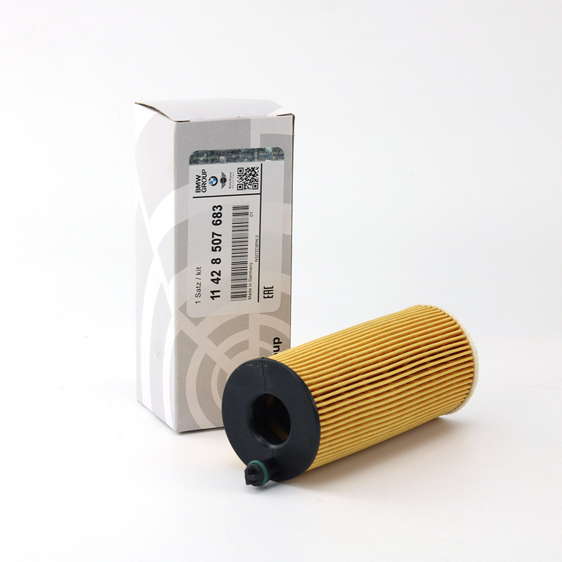 4PCS/8BUC 11428507683 Element de filtru de ulei de motor pentru Bmw N57 3.0L N47 2.0L X5 X3 328d 535d F06 F15 F21 F22 F34 F35 F80