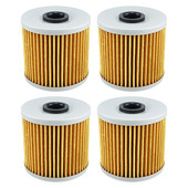 Filtru de ulei Cyleto pentru motociclete 1/2/4 buc pentru Kawasaki KL250 KL600 KL650 Tengai 650 KLR250 KLR600 KLR650 Camo KLR 650 KLX650 KLX650R