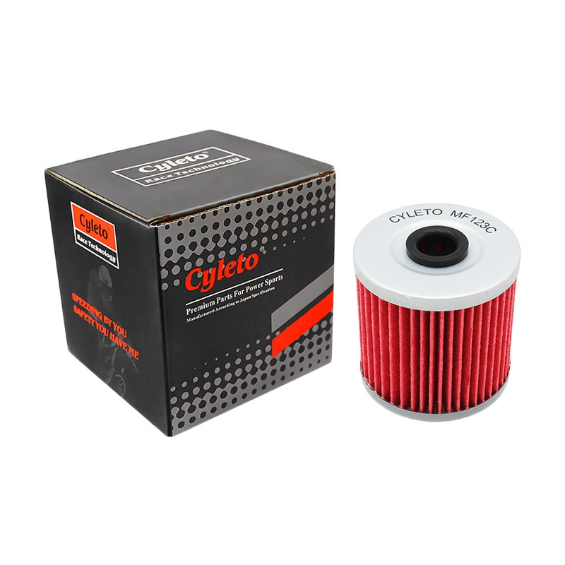 Filtru de ulei Cyleto pentru motociclete 1/2/4 buc pentru Kawasaki KL250 KL600 KL650 Tengai 650 KLR250 KLR600 KLR650 Camo KLR 650 KLX650 KLX650R