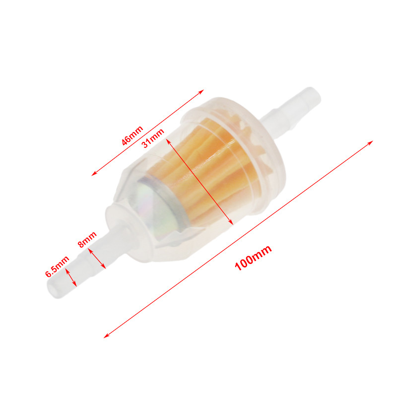 3/5/10 buc. filtru de combustibil pentru motocicletă motor universal pentru motociclete carbohidrati în linie filtru de gaz combustibil pentru motocicletă filtre de ulei de motor