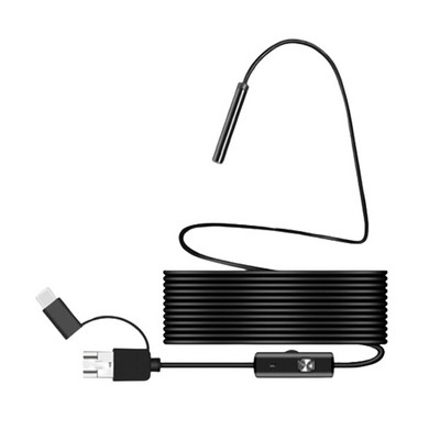 Autodele Tööstuslik nutitelefon HD endoskoop minikaamera Android Type-c USB 3-in-1 liides 5,5/7/8mm veekindel Micro IP67