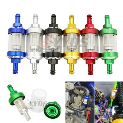 8mm CNC Motocicletă Gaz Combustibil Benzină Filtru Ulei Accesorii Moto pentru ATV Pit Bike Auto Motocicletă Cupă Ulei Accesorii Universale