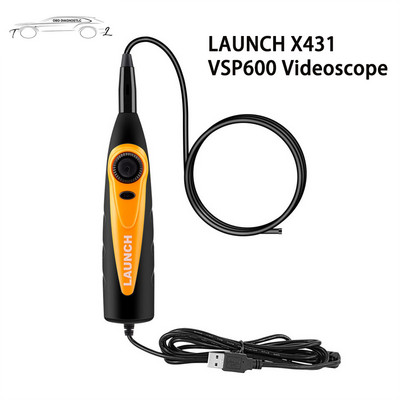 Оригинален видеоскоп LAUNCH X431 VSP600 HD камера IP67 Водоустойчив и 6LED регулируема видео инспекция за X431 V / PRO3S+ / PAD V