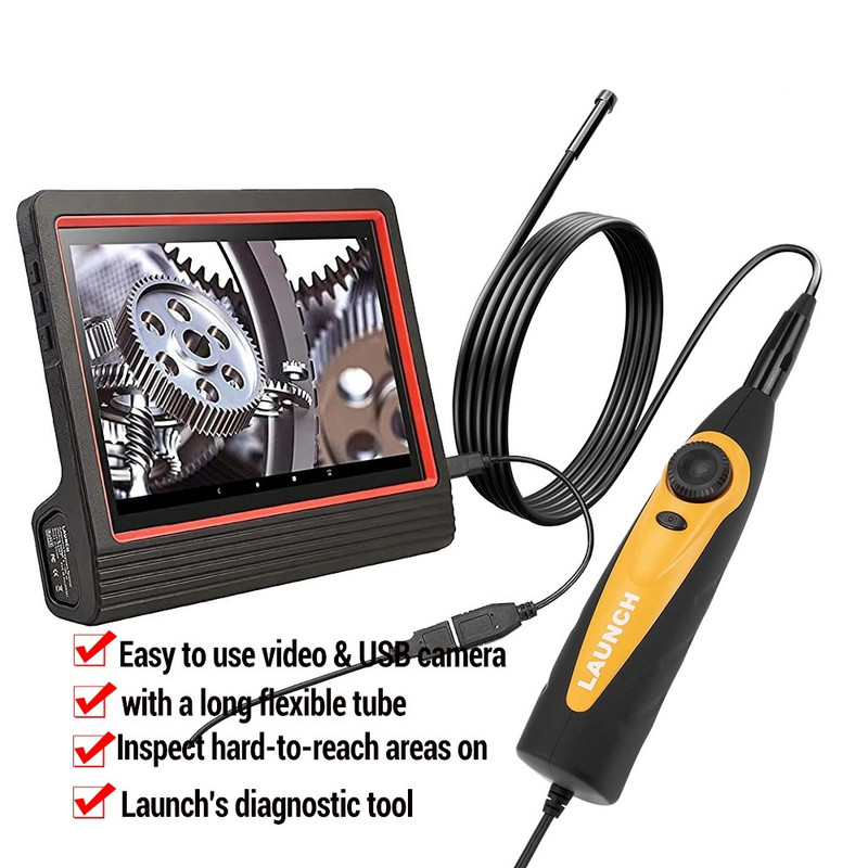Originálny videoskop LAUNCH X431 VSP600 s HD kamerou, vodotesný IP67 a 6 LED diódami, nastaviteľná videoinšpekcia pre X431 V / PRO3S+ / PAD V