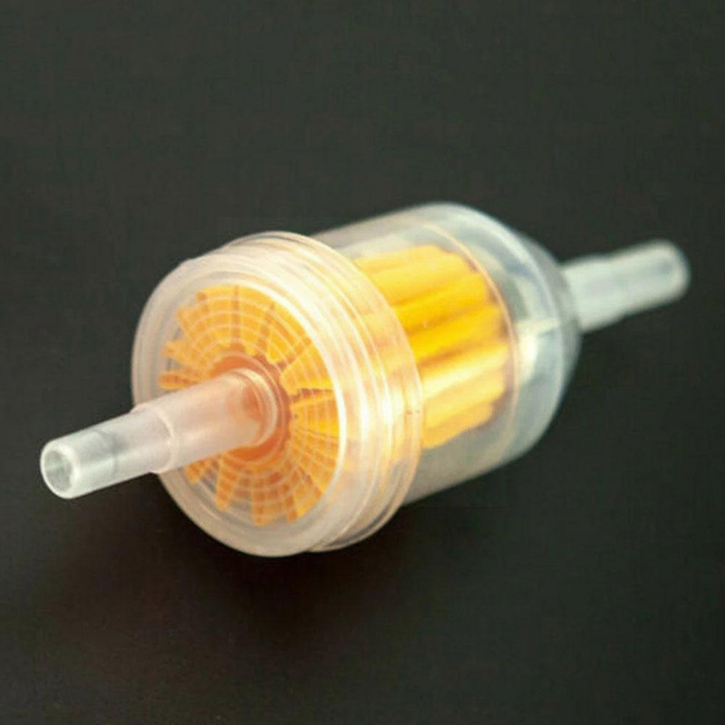 10 ks univerzálny radový plynový/palivový filter 6MM-8MM 1/4" pre kosačky na trávu, malý motor, autopríslušenstvo, motocyklové príslušenstvo, olej U6G4