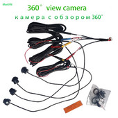 Pentru sistem multimedia Android cu aplicație 360 încorporată pentru mașină 360 cameră dvr 360 pentru mașină Around view 360 camera system car Bird View System