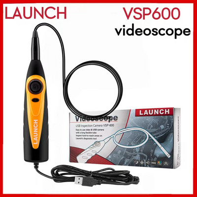 LAUNCH VSP600 Ендоскопска камера IP67 Водоустойчив ендоскоп Огледало за инспекция на автомобил Гъвкаво 6LED Регулируемо за X431 V/PRO3S+/PAD V