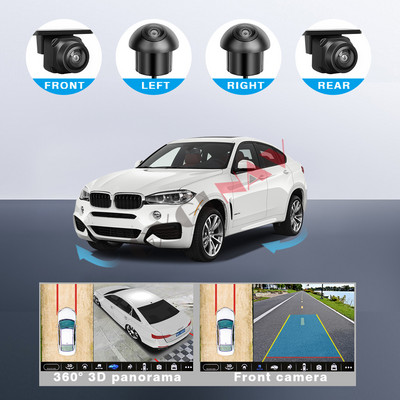 GXGLNAV 360° панорамна камера 1080P AHD SONY 225 задни / предни / ляви / десни аксесоари за автомобилна мултимедия Android радио
