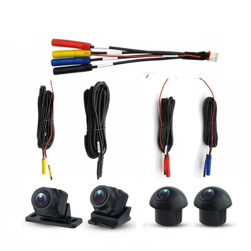 GXGLNAV 360° Panoraamkaamera 1080P AHD SONY 225 Tagumine / eesmine / vasak / parem tarvikud auto multimeedia Android raadio jaoks