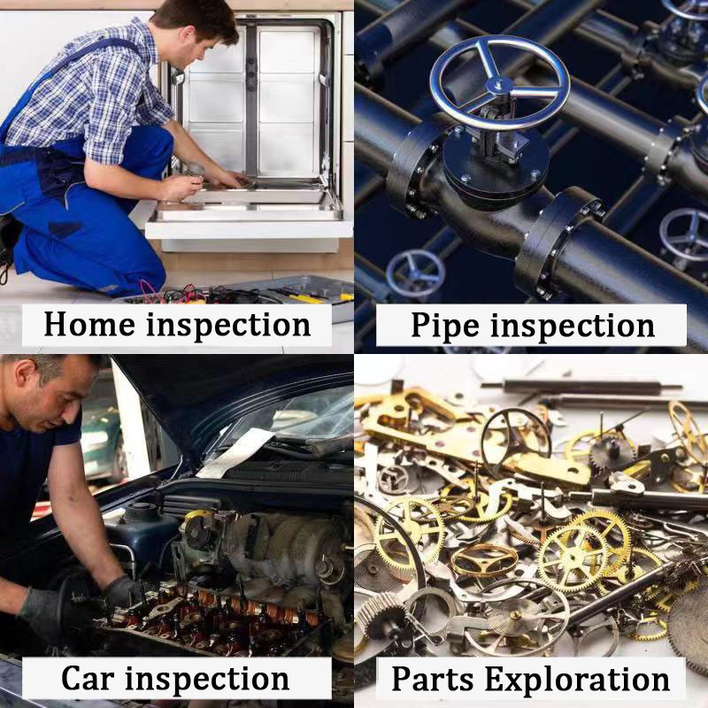 „Wifi“ endoskopo kamera 8 mm USB mini kamera IP67, atspari vandeniui, skirta „iPhone Android“ asmeniniam kompiuteriui, belaidžio automobilio apžiūros boreskopo taisymo įrankis