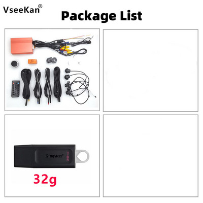 5D 12view κάμερα 360° για αυτοκίνητο Κουμπί πόμολο 360 Πανοραμική στρογγυλή νυχτερινή όραση 2- 24 ώρες Στάθμευση Κάμερα επιτήρησης Σύστημα Dvr