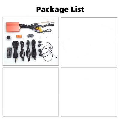 5D 12view κάμερα 360° για αυτοκίνητο Κουμπί πόμολο 360 Πανοραμική στρογγυλή νυχτερινή όραση 2- 24 ώρες Στάθμευση Κάμερα επιτήρησης Σύστημα Dvr