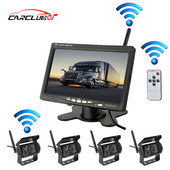 7-palcový HD auto parkovací systém pre nákladné vozidlá bezdrôtový monitor do auta s cúvacou kamerou monitoruje vozidlo s cúvacou kamerou a monitoruje auto s Wifi