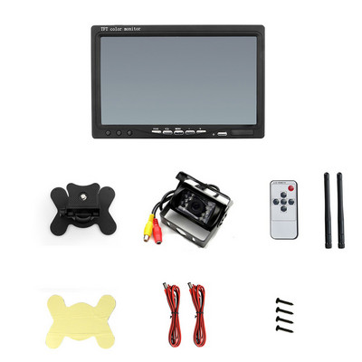 7-palcový HD auto parkovací systém pre nákladné vozidlá bezdrôtový monitor do auta s cúvacou kamerou monitoruje vozidlo s cúvacou kamerou a monitoruje auto s Wifi