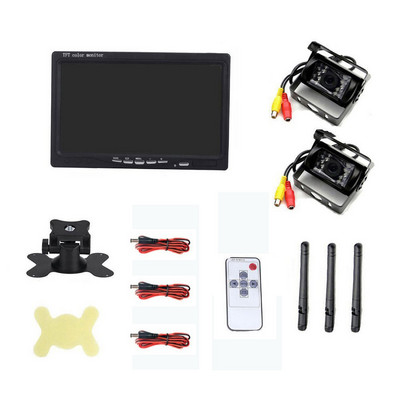 7-palcový HD auto parkovací systém pre nákladné vozidlá bezdrôtový monitor do auta s cúvacou kamerou monitoruje vozidlo s cúvacou kamerou a monitoruje auto s Wifi