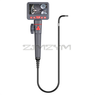 6 mm ir 8,5 mm 1 m 2 m šarnyrinė tikrinimo kamera 2 krypčių 180 laipsnių valdomas pramoninis endoskopas 4,3 colio 6 LED ekranas su įrankių dėklu