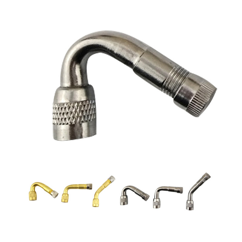 Universalus 45 90 135 laipsnių motociklo automobilio metalinio kampo sulenkto vožtuvo adapteris padangos vamzdžio prailginimo ilgintuvo keitiklis