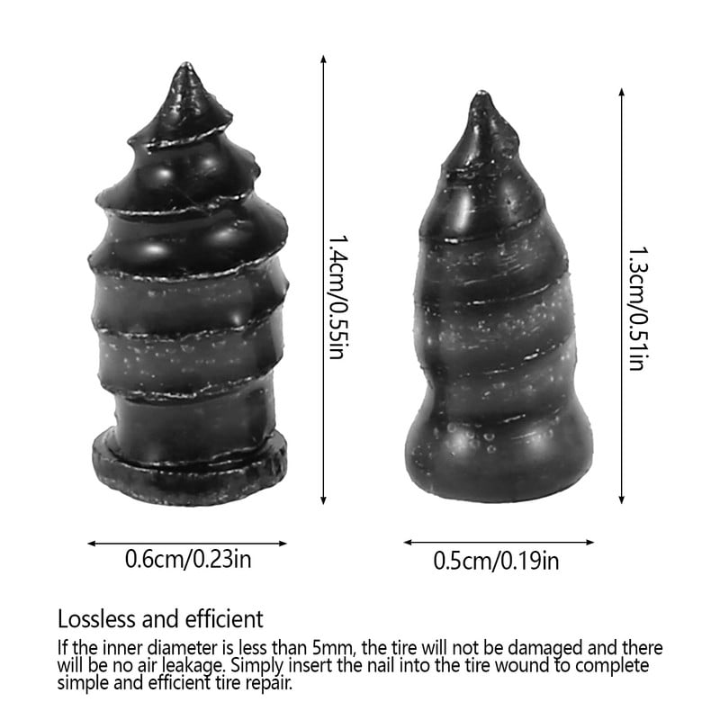 Nástroje na opravu pneumatík, 20 ks, oprava gumových skrutiek, oprava defektu, motocyklové príslušenstvo, sada na opravu pneumatík, vákuový klinec na opravu pneumatík pre bicykle