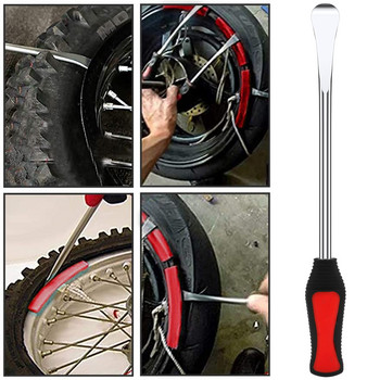Лостове за смяна на гуми Инструменти за лостове за ремонт на гуми на мотоциклети Лъжици за смяна на гуми на мотоциклети Лост Протектор за джанти Инструмент за ремонт на гуми
