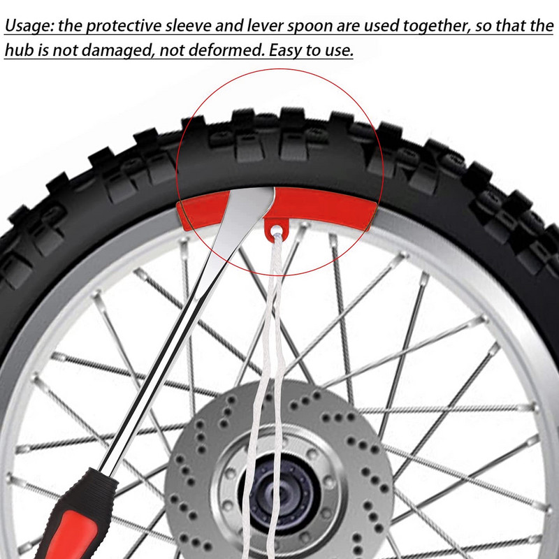 Pârghii de schimbare a anvelopelor Instrumente de pârghie pentru repararea anvelopelor pentru motociclete Linguri pentru schimbarea anvelopelor Pârghie Protector de jantă Instrument de reparare a anvelopei