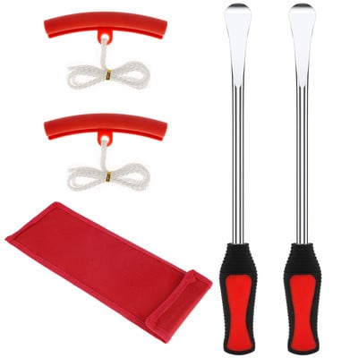 Instrument de reparare a anvelopelor pentru motociclete Pârghii pentru schimbarea anvelopei Kit de anvelope cu lingură automată 30CM Pârghii pentru anvelope pentru bicicletă Protector pentru jante cu lingură Instrument pentru repararea anvelopei