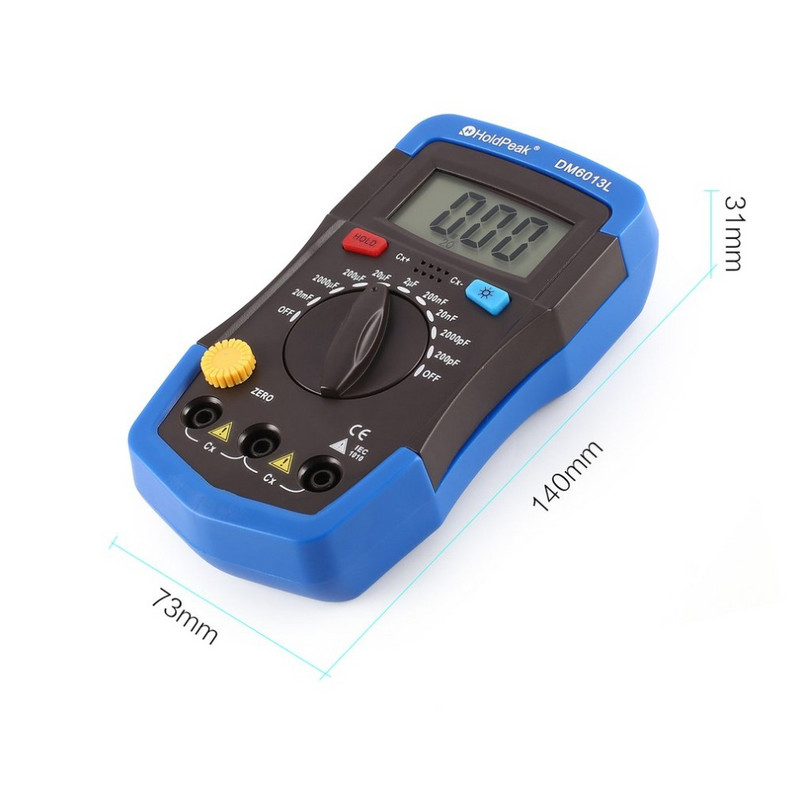 DM6013L Electronics Capacitance Meter Eletronicos esr Electronic Electronica Super Capacitor Tester Capacimetro Ψηφιακός μετρητής