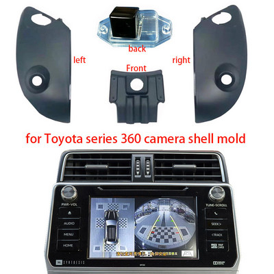 Naudojama Toyota 360 panoraminio vaizdo kameros formai. Speciali korpuso 1:1 forma priekyje, gale, kairėje ir dešinėje