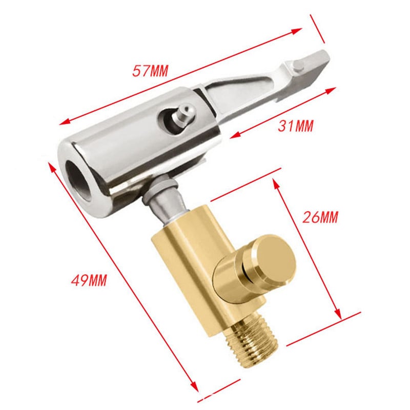 Φορητή φουσκωτή αντλία για τσοκ αέρα ελαστικών αυτοκινήτου Συμπιεστής τσοκ ελαστικών φουσκωτή ελαστικών με βύσμα ράβδου για εργαλεία επισκευής σωλήνα