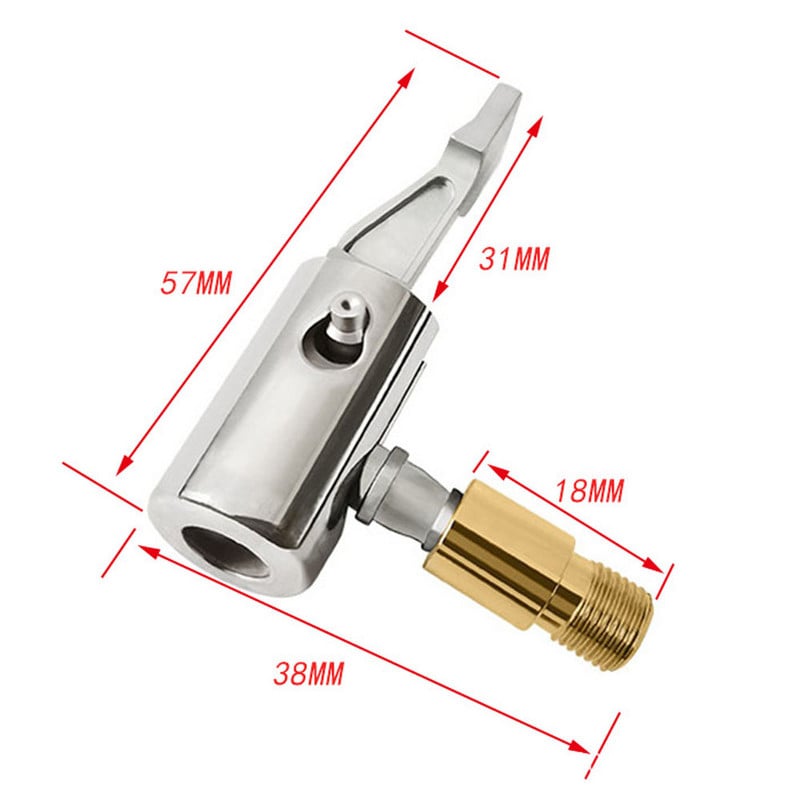 Φορητή φουσκωτή αντλία για τσοκ αέρα ελαστικών αυτοκινήτου Συμπιεστής τσοκ ελαστικών φουσκωτή ελαστικών με βύσμα ράβδου για εργαλεία επισκευής σωλήνα