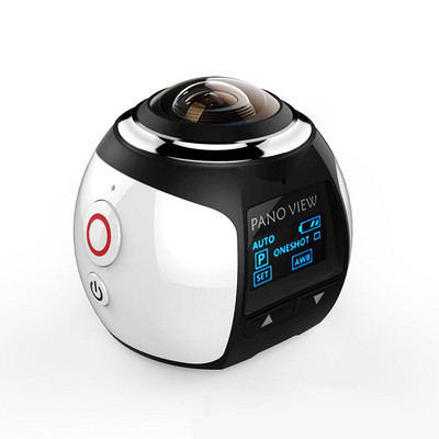 Mini panorama 360 vezetésrögzítő/360 panoráma 4K vízálló rázkódásmentes sportkamera/V1 sport dv/VR virtuális valóság kamera