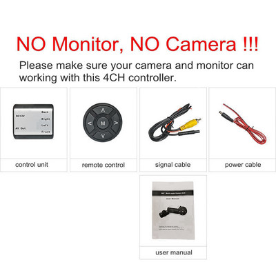 DIYKIT 5-инчов AHD IPS Foldabel автомобилен монитор 1920*1080P преден / страничен / заден изглед AHD Starlight Night Vision Автомобилна камера Водоустойчив