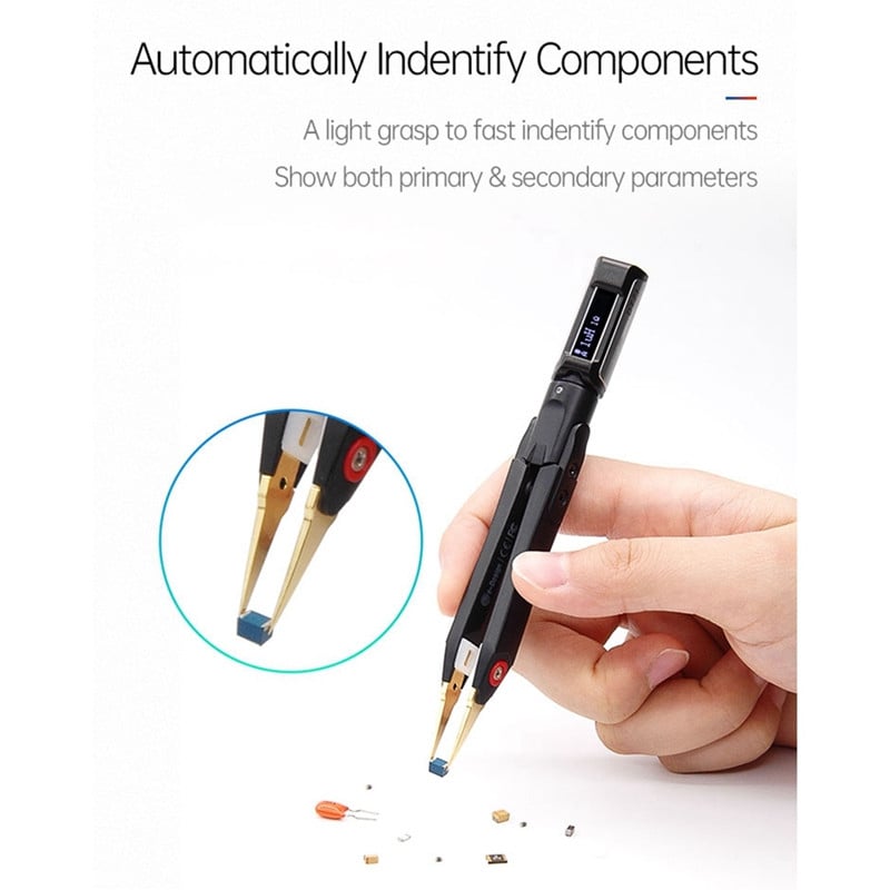 DT71 Pensetă inteligentă digitală portabilă Contor LCR/ESR Generator de semnal Instrument de reparare de depanare Afișaj OLED