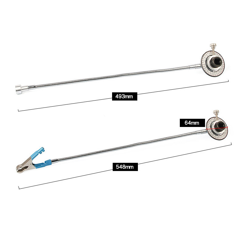 Instrument profesional de măsurare Instrument de măsurare a unghiului cuplului de acționare 360° reglabil 1/2" Set de chei cuplumetru de antrenare Instrument profesional de măsurare